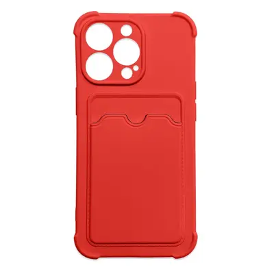 Silikonové pouzdro AirBag s kapsou na iPhone 12 Pro MAX 6.7" red