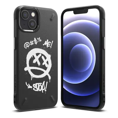 Ringke Onyx Design silikonové pouzdro na iPhone 13 Mini 5.4" Black (graffiti)