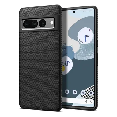 Spigen Liquid Air silikonové pouzdro na Google Pixel 7 Pro Matte black