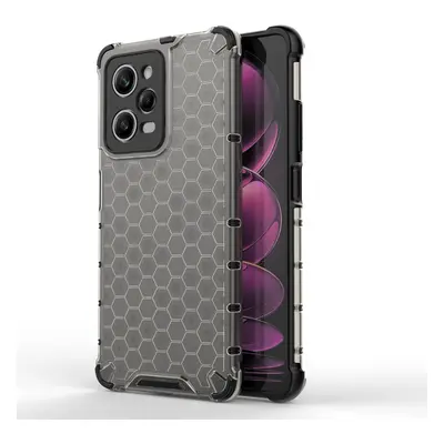 Honeycomb pancéřové pouzdro se silikonovým rámem pro Xiaomi Redmi Note 12 PRO / Poco X5 PRO 5G B