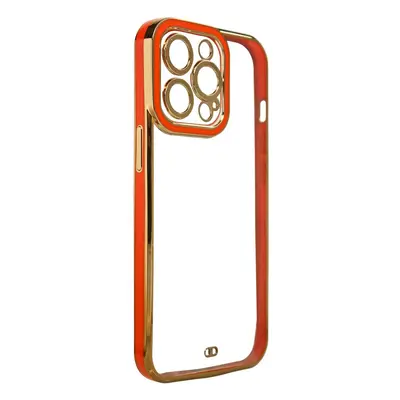 Fashion Electroplating silikonové pouzdro na iPhone 13 6.1" Red