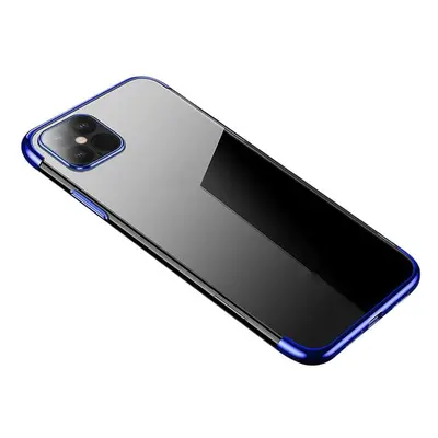 Color Electroplating silikonové pouzdro na Samsung Galaxy S21 5G blue