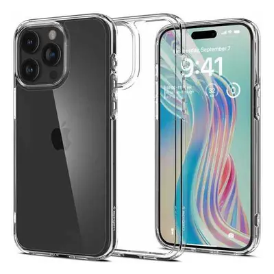 Spigen Ultra Hybrid obal na iPhone 15 PRO MAX 6.7" Crystal Clear