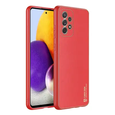 Dux Ducis Yolo pouzdro z Eko kůže na Samsung Galaxy A72 red