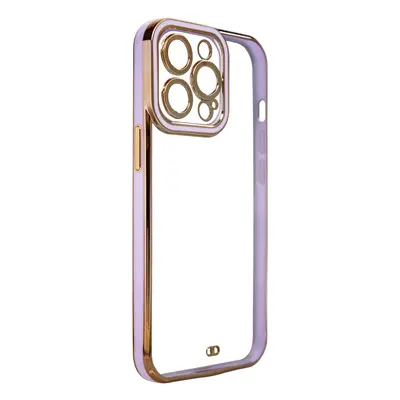 Fashion Electroplating silikonové pouzdro na iPhone 13 Pro MAX 6.7" Purple