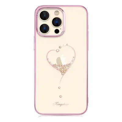 Kingxbar Wish Series silikonové pouzdro s original Swarovski crystals na iPhone 14 PLUS 6.7" Pin