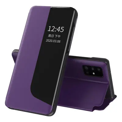 Knížkové pouzdro s imitací kůže na Huawei P40 purple