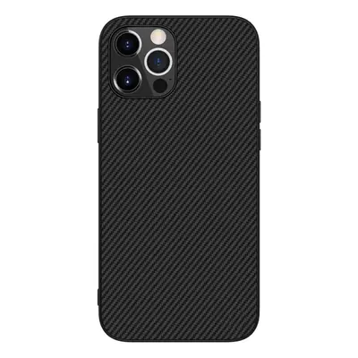 Nillkin Synthetic Fiber silikonové pouzdro na iPhone 12 Pro MAX 6.7" Black