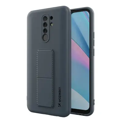 Wozinsky Flexibilní silikonové pouzdro se stojánkem na Xiaomi Redmi 9 blue