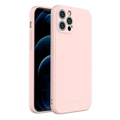 Wozinsky Color Case silikonové pouzdro na iPhone 12 Pro 6.1" pink