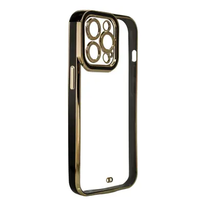 Fashion Electroplating silikonové pouzdro na iPhone 12 Pro 6.1" Black