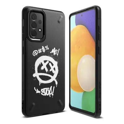 Ringke Onyx Design silikonové pouzdro na Samsung Galaxy A72 / A72 5G black (Graffiti) (OXSG0048)