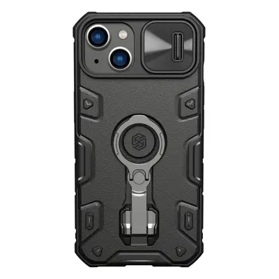 Nillkin CamShield Armor PRO Magnetic pancéřové pouzdro s kroužkem na iPhone 14 6.1" Black MagSaf