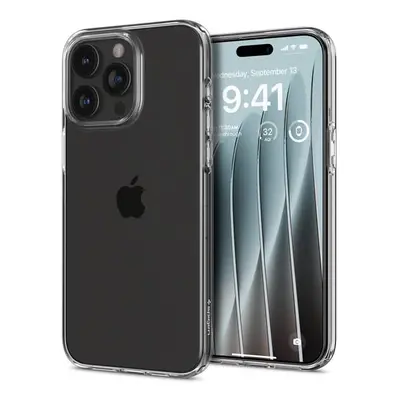 Spigen Crystal Flex silikonový kryt na iPhone 15 PRO MAX 6.7" Crystal clear