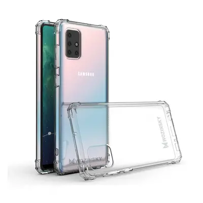 Wozinsky Anti Shock silikonové pouzdro MIL-STD-810G 516.6 na Samsung Galaxy M51 transparent