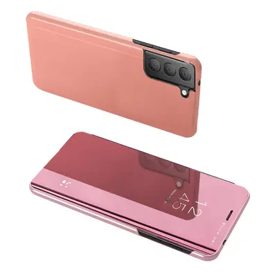 Knížkové pouzdro na Xiaomi Mi 11 s průhlednou přední stranou pink