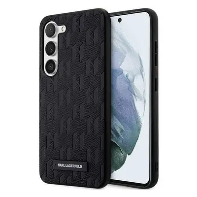 Karl Lagerfeld KLHCS23MSAKLHPK hard silikonové pouzdro Samsung Galaxy S23 PLUS 5G black Saffiano