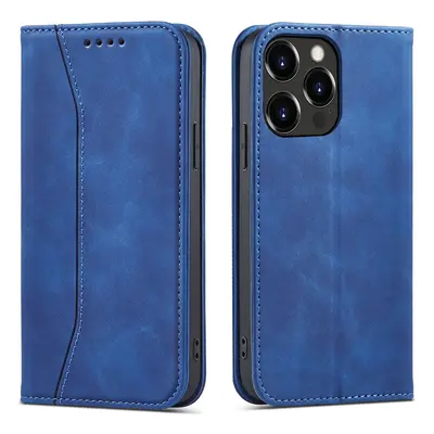 Magnet Fancy Case elegantní knížkové pouzdro na iPhone 12 Pro 6.1" Blue