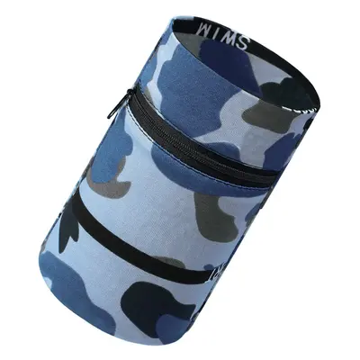 Látkový fitness návlek na paži na běhání Camo blue