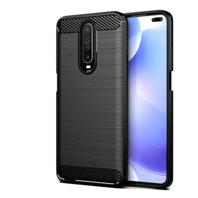 Carbon silikonové pouzdro na Xiaomi Redmi K30 black