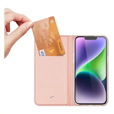 DUX DUCIS Skin knížkové pouzdro na iPhone 15 PRO 6.1" Pink