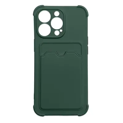 Silikonové pouzdro AirBag s kapsou na iPhone 12 Pro 6.1" green