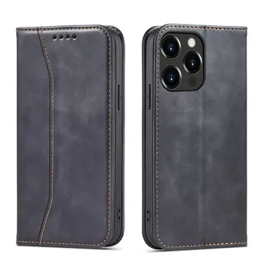 Magnet Fancy Case elegantní knížkové pouzdro na iPhone 13 Pro MAX 6.7" Black