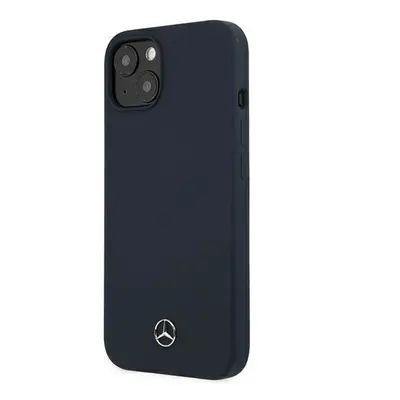 Mercedes MEHCP13SSILNA hard silikonové pouzdro iPhone 13 Mini 5.4" navy blue Silicone Line