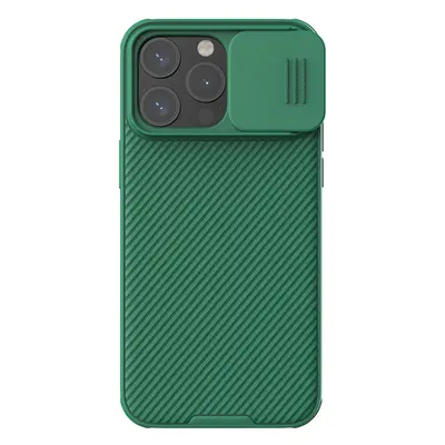 Nillkin CamShield Pro Magnetic silikonové pouzdro na iPhone 15 PRO MAX 6.7" Green