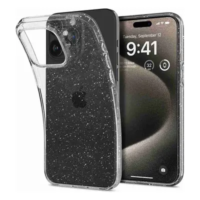 Spigen Liquid Crystal silikonové pouzdro na iPhone 15 PRO MAX 6.7" Glitter Crystal