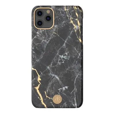 Kingxbar Marble Series silikonové pouzdro marble pro iPhone 11 Pro Max black