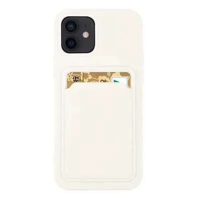 Silikonové pouzdro s kapsou na Xiaomi Redmi Note 11 / Redmi Note 11S White