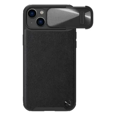 Nillkin CamShield Leather S elegantní pouzdro na iPhone 14 6.1" Black