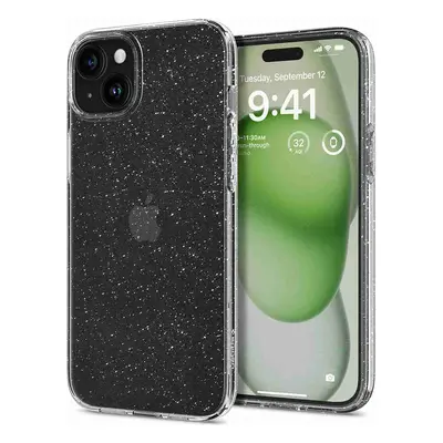 Spigen Liquid Crystal silikonové pouzdro na iPhone 15 6.1" Glitter Crystal