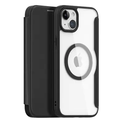 DUX DUCIS Skin X Pro MagSafe knížkové pouzdro na iPhone 15 PLUS 6.7" Black