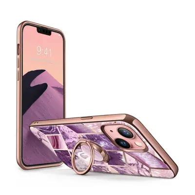 Supcase IBLSN Cosmo Snap pouzdro na iPhone 13 6.1" Marble purple