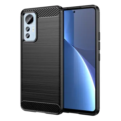 Carbon silikonové pouzdro na Xiaomi 12 LITE Black