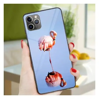 Hybridní fantastic pouzdro na iPhone X / iPhone XS - Plameňák