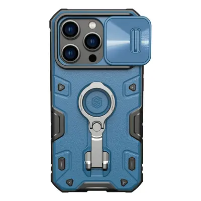 Nillkin CamShield Armor PRO Magnetic pancéřové pouzdro s kroužkem na iPhone 14 PRO 6.1" Blue Mag