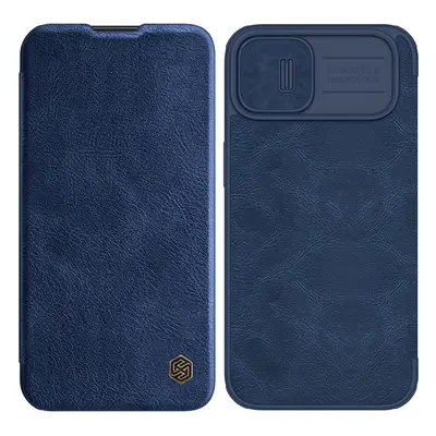 Nillkin Qin PRO knížkové pouzdro na iPhone 14 PLUS 6.7" Blue