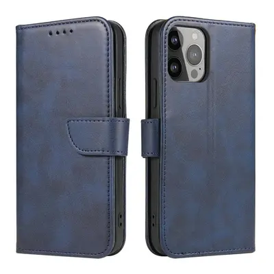 Magnet Case elegantní knížkové pouzdro na Xiaomi Redmi Note 12 5G/POCO X5 5G Blue