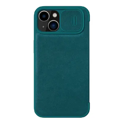 Nillkin Qin PRO knížkové pouzdro na iPhone 14 PLUS 6.7" Exuberant Green