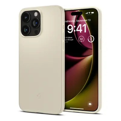 Spigen Thin Fit silikonové pouzdro na iPhone 15 PRO MAX 6.7" Mute beige