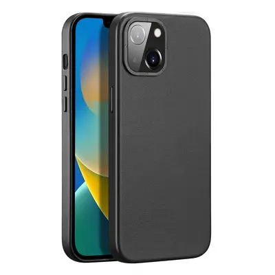 Dux Ducis Grit pouzdro z Eko kůže na iPhone 14 6.1" Black