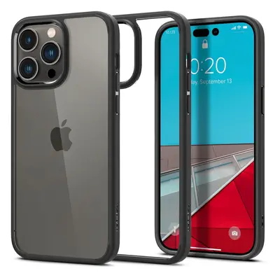 Spigen Ultra Hybrid pouzdro na iPhone 14 PRO 6.1" Matte black