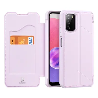 DUX DUCIS Skin X knížkové pouzdro na Samsung Galaxy A03s pink