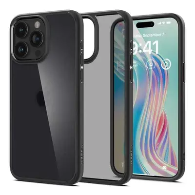 Spigen Ultra Hybrid obal na iPhone 15 PRO 6.1" Frost Black (kouřový)