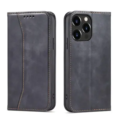 Magnet Fancy Case elegantní knížkové pouzdro na iPhone 14 PLUS 6.7" Black