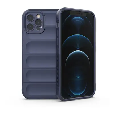 Magic Shield silikonové pouzdro na iPhone 12 Pro MAX 6.7" Dark blue