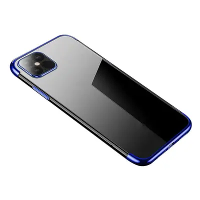 Color Electroplating silikonové pouzdro na Samsung Galaxy S21 PLUS 5G blue